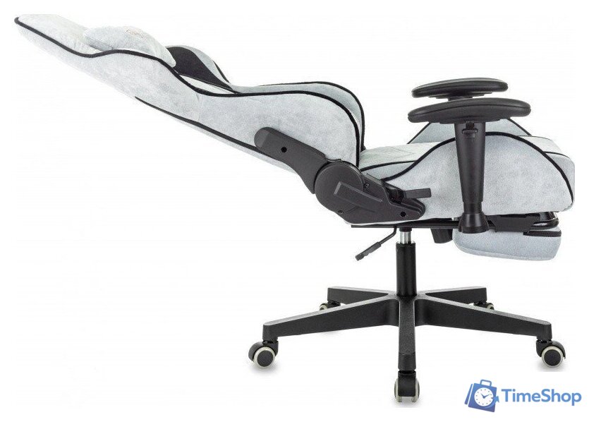 Игровое (геймерское) кресло Zombie Drift/F (серо-голубой/черный) - Изображение №2 — Интернет-магазин Time-Shop