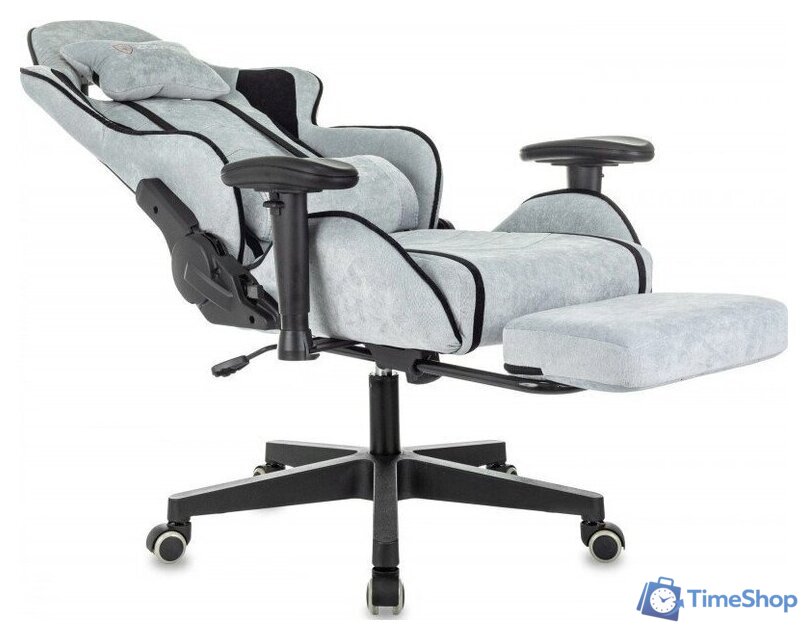 Игровое (геймерское) кресло Zombie Drift/F (серо-голубой/черный) - Изображение №3 — Интернет-магазин Time-Shop