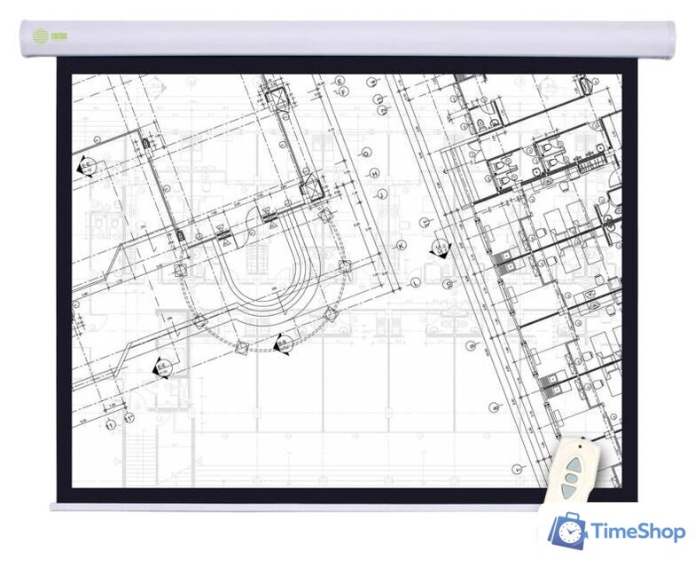 Проекционный экран CACTUS Motoscreen CS-PSM-180x180 - Изображение №1 — Интернет-магазин Time-Shop