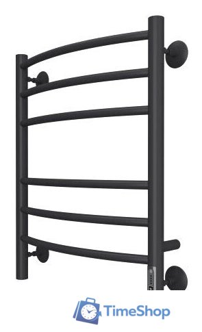 Полотенцесушитель TERMINUS Классик П6 450x600 КС 9005 бп электро (черный) - Изображение №2 — Интернет-магазин Time-Shop