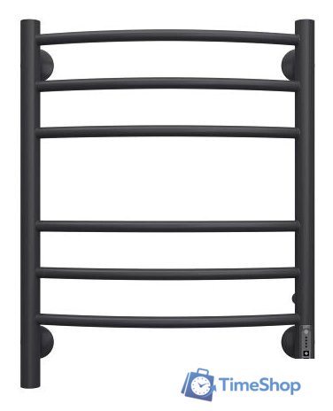 Полотенцесушитель TERMINUS Классик П6 450x600 КС 9005 бп электро (черный) - Изображение №1 — Интернет-магазин Time-Shop