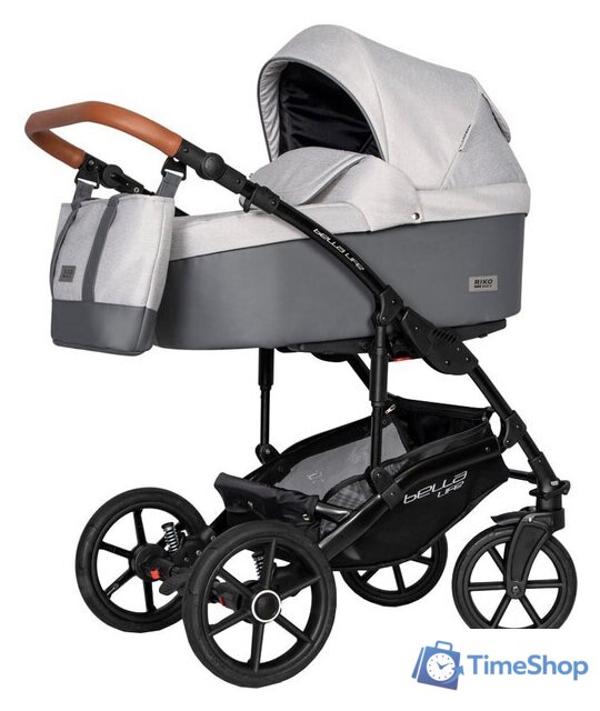 Универсальная коляска Riko Basic Bella Life (2 в 1, 01, grey fox) - Изображение №2 — Интернет-магазин Time-Shop