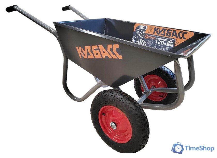 Двухколесная тачка Центроинструмент Кузбасс 2321-Т - Изображение №1 — Интернет-магазин Time-Shop