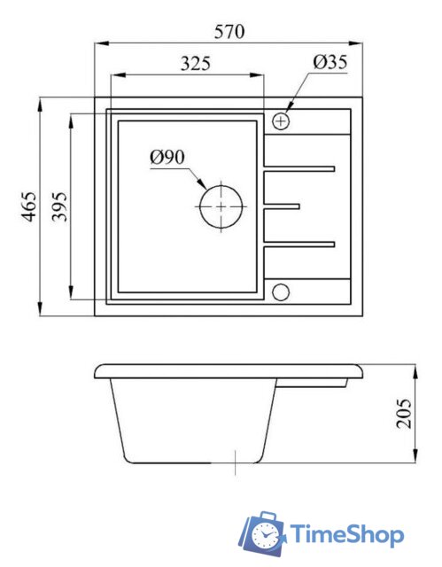 Кухонная мойка AV Engineering Platinum AV765495PBK (черный) - Изображение №5 — Интернет-магазин Time-Shop