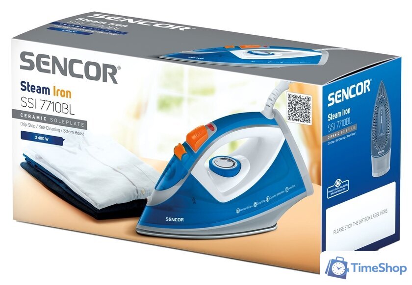 Утюг Sencor SSI 7710BL - Изображение №9 — Интернет-магазин Time-Shop