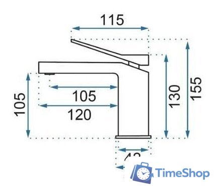 Смеситель Rea Duet REA-B4412 (черный) - Изображение №5 — Интернет-магазин Time-Shop