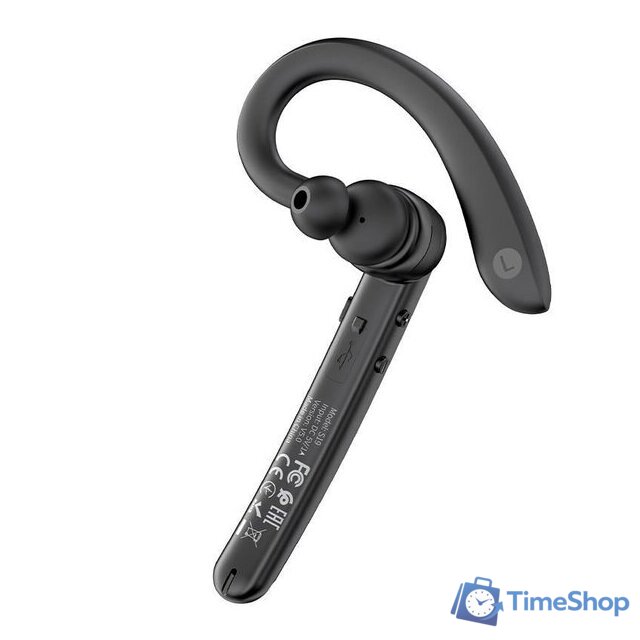 Bluetooth гарнитура Hoco S19 (черный) - Изображение №3 — Интернет-магазин Time-Shop