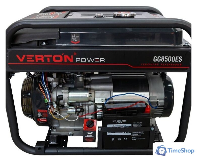 Бензиновый генератор Verton Power GG8500ES - Изображение №5 — Интернет-магазин Time-Shop