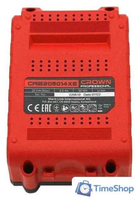 Аккумулятор Crown CAB205014XE (20В/5 Ач) - Изображение №3 — Интернет-магазин Time-Shop