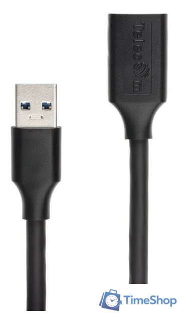 Удлинитель Telecom USB Type-A TUS708-1m (1 м, черный) - Изображение №9 — Интернет-магазин Time-Shop