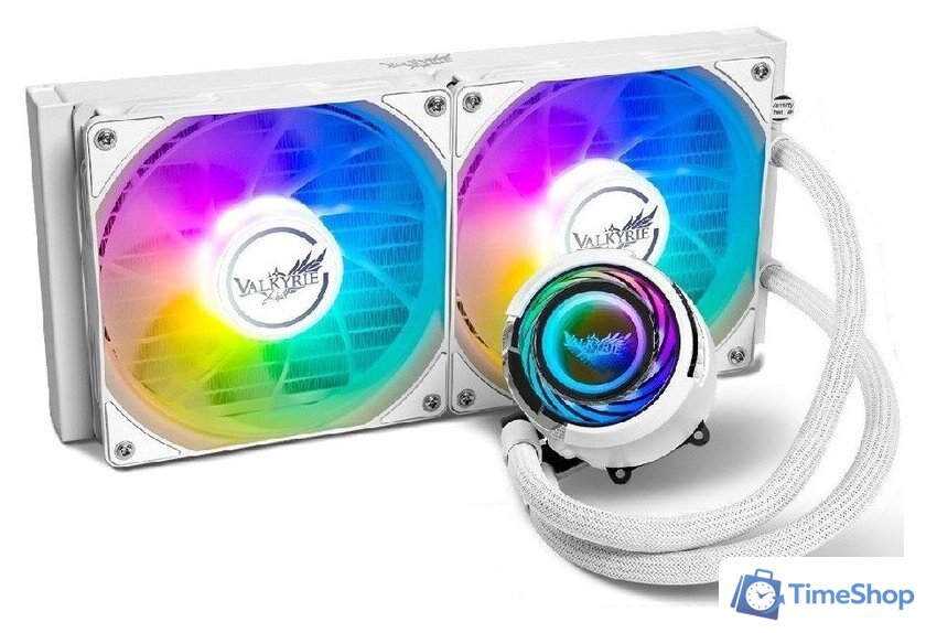 Система жидкостного охлаждения для процессора Valkyrie Jarn 280 ARGB (белый) - Изображение №1 — Интернет-магазин Time-Shop