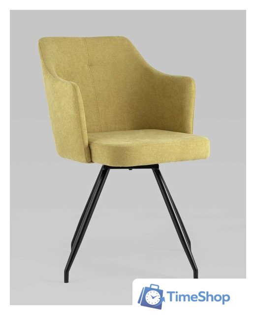 Стул Stool Group Слинг DC-99005 RH309-11 (вращающийся, желтый шенилл) - Изображение №2 — Интернет-магазин Time-Shop