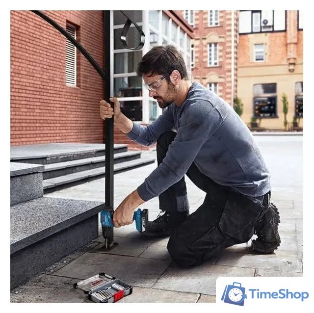 Дрель-шуруповерт Bosch GSR 185-LI Professional 06019K3080 (с 2-мя АКБ, кейс) - Изображение №9 — Интернет-магазин Time-Shop