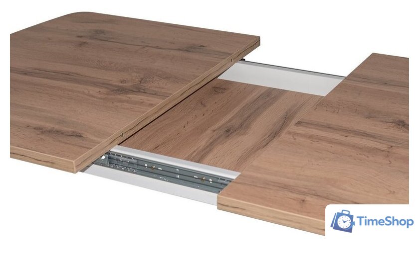 Кухонный стол ЭлиГард Sheldon 118(157)х72х76 (дуб натуральный) - Изображение №2 — Интернет-магазин Time-Shop