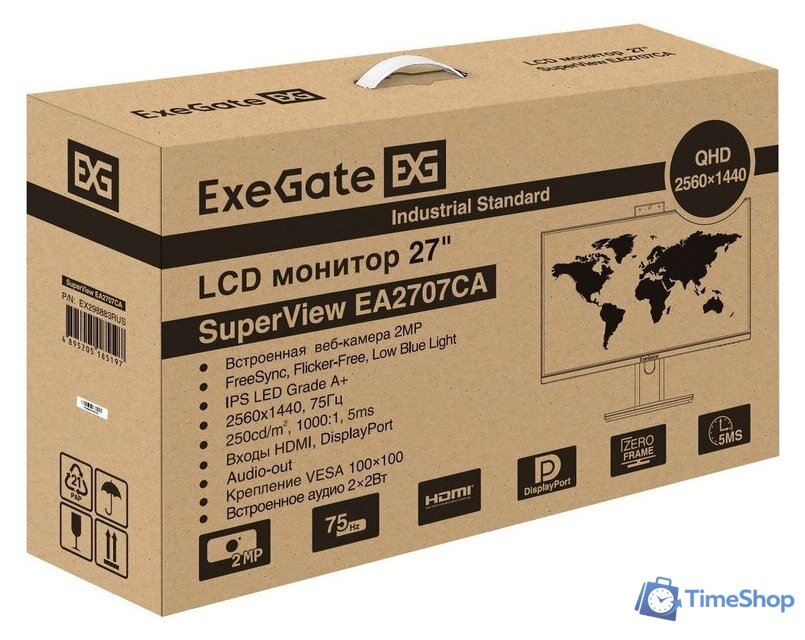 Монитор ExeGate SuperView EA2707CA EX298883RUS - Изображение №13 — Интернет-магазин Time-Shop