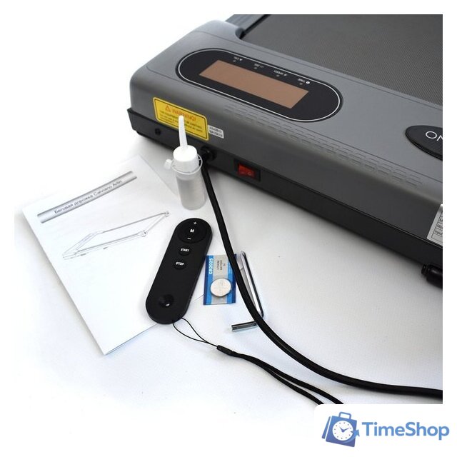 Электрическая беговая дорожка Calviano Arlin со стойкой - Изображение №16 — Интернет-магазин Time-Shop