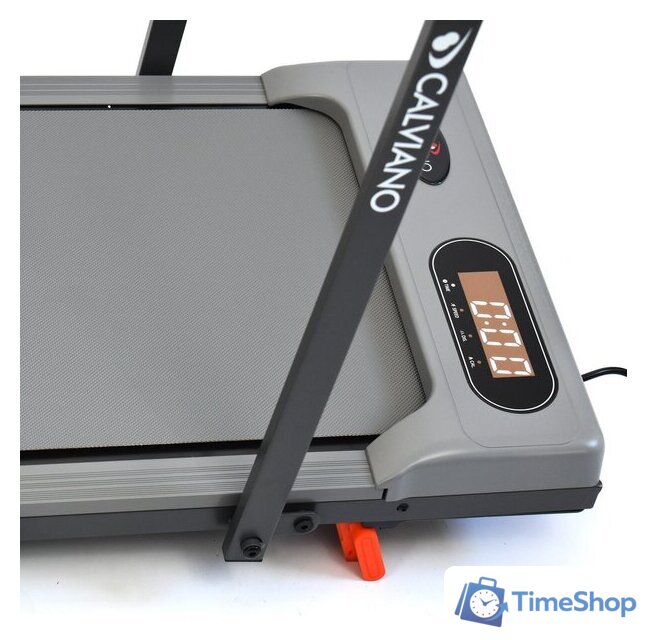 Электрическая беговая дорожка Calviano Arlin со стойкой - Изображение №9 — Интернет-магазин Time-Shop