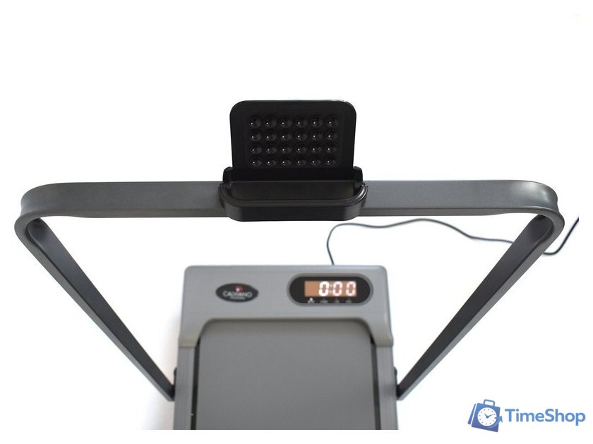 Электрическая беговая дорожка Calviano Arlin со стойкой - Изображение №8 — Интернет-магазин Time-Shop