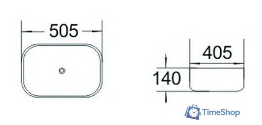 Умывальник Mexen Rosa MEX-21095061 - Изображение №2 — Интернет-магазин Time-Shop