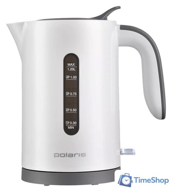 Электрический чайник Polaris PWK 1220C Water Way Pro (белый) - Изображение №1 — Интернет-магазин Time-Shop