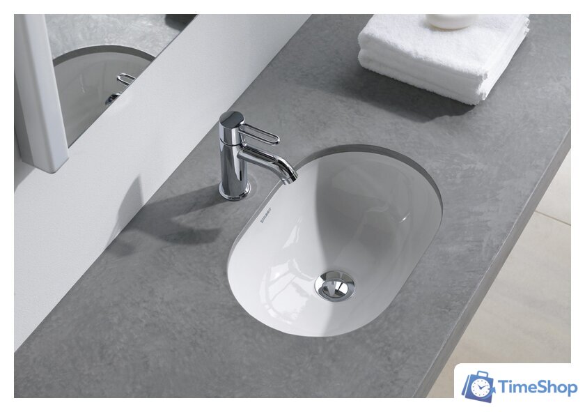 Умывальник Duravit D-Code 58x45.5 [0338560000] - Изображение №2 — Интернет-магазин Time-Shop