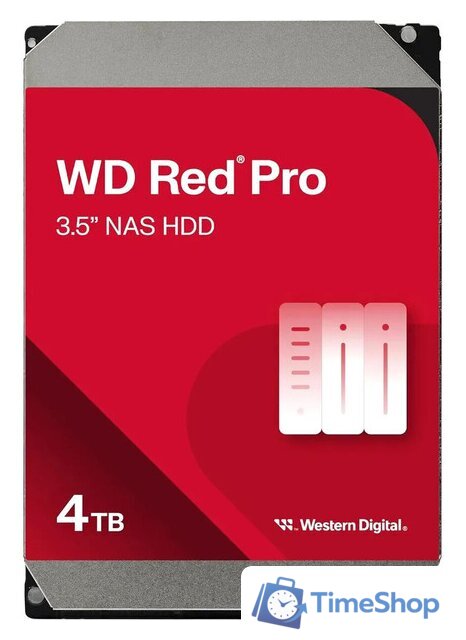 Жесткий диск WD Red Pro 4TB WD4005FFBX - Изображение №1 — Интернет-магазин Time-Shop