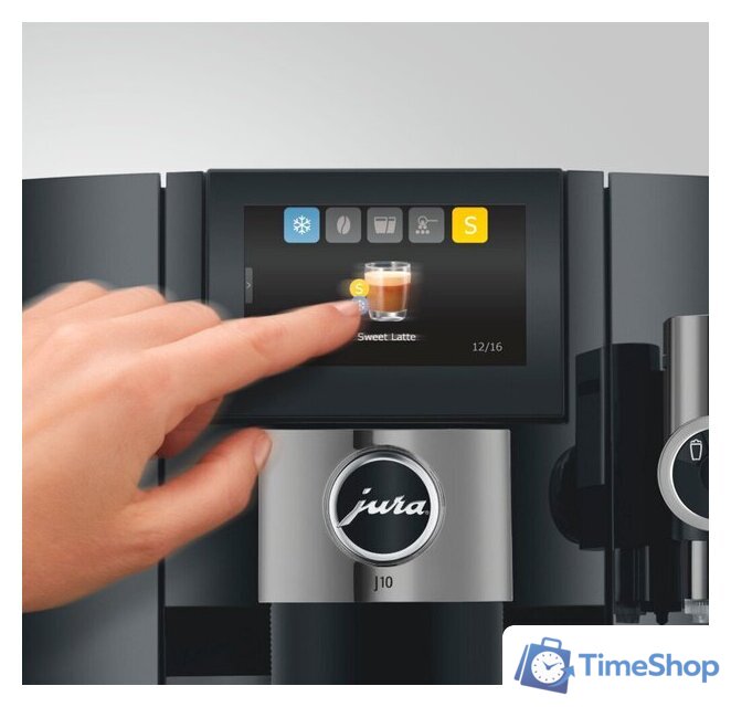 Кофемашина JURA J10 Piano Black EA 15562 (черный) - Изображение №9 — Интернет-магазин Time-Shop