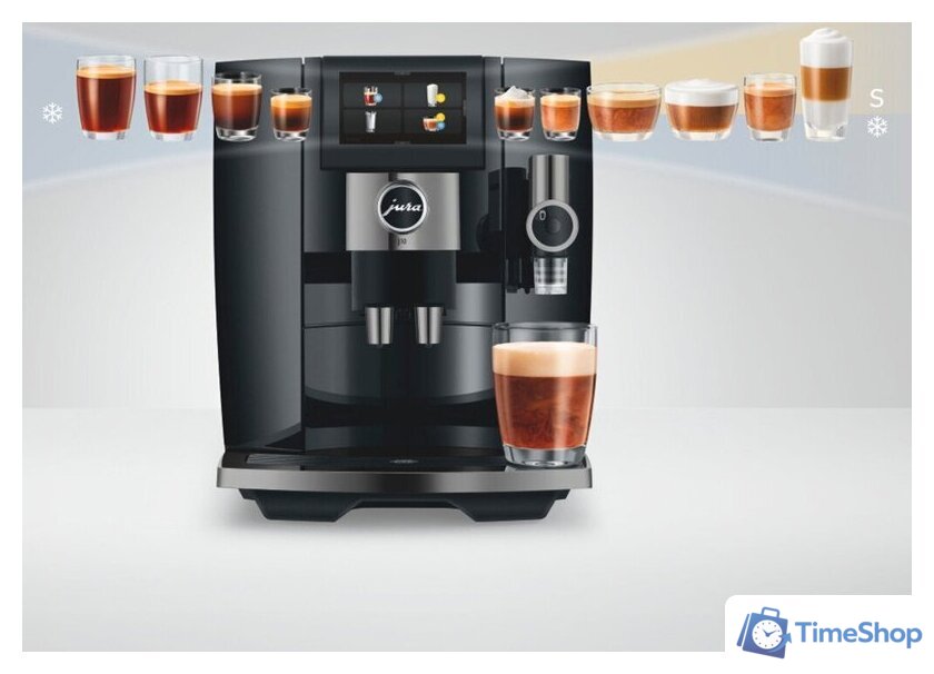 Кофемашина JURA J10 Piano Black EA 15562 (черный) - Изображение №13 — Интернет-магазин Time-Shop