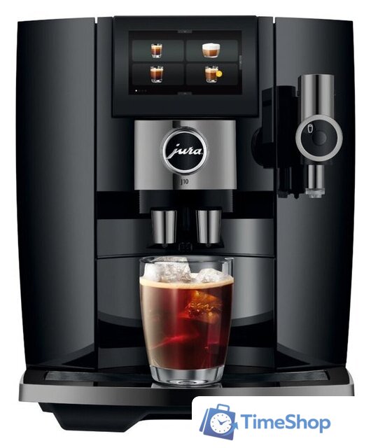 Кофемашина JURA J10 Piano Black EA 15562 (черный) - Изображение №1 — Интернет-магазин Time-Shop