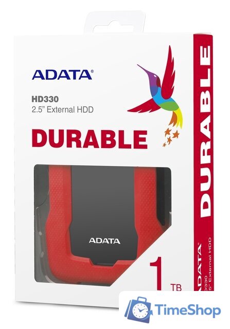 Внешний накопитель ADATA HD330 AHD330-2TU31-CRD 2TB (красный) - Изображение №4 — Интернет-магазин Time-Shop