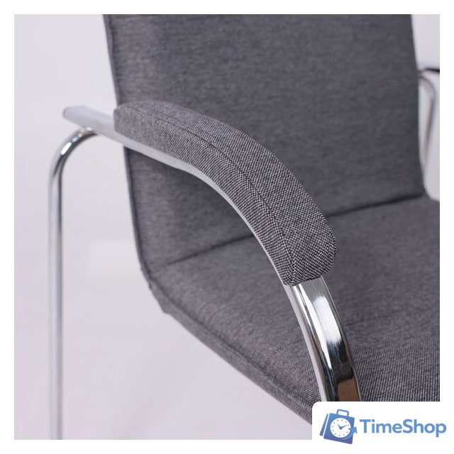 Офисный стул AksHome Samba AKS-1 (Leto 68 темно-серая ткань, мягкие подлокотники) - Изображение №8 — Интернет-магазин Time-Shop