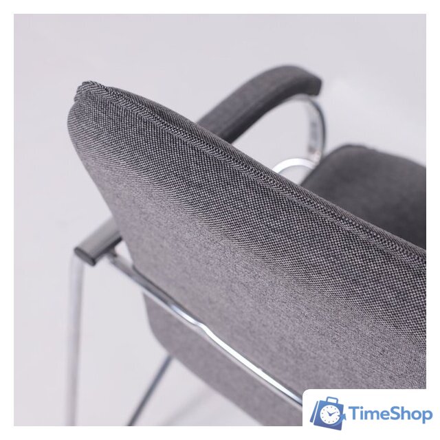 Офисный стул AksHome Samba AKS-1 (Leto 68 темно-серая ткань, мягкие подлокотники) - Изображение №12 — Интернет-магазин Time-Shop