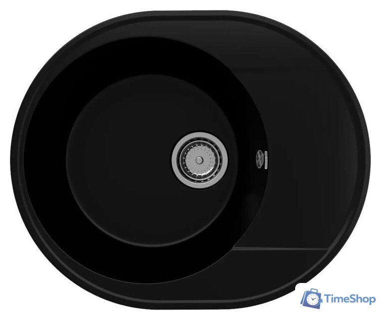 Кухонная мойка Ulgran Quartz Nora 585-07 (уголь) - Изображение №1 — Интернет-магазин Time-Shop