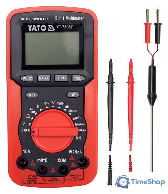 Мультиметр Yato YT-73087 - Изображение №2 — Интернет-магазин Time-Shop