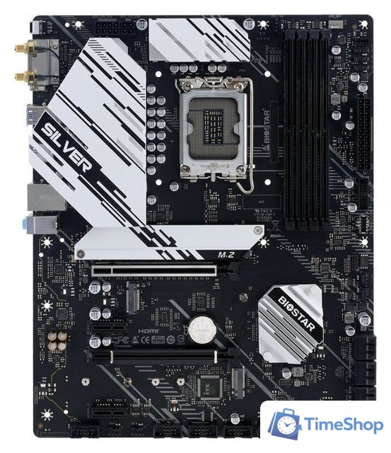 Материнская плата BIOSTAR Z790A-Silver - Изображение №1 — Интернет-магазин Time-Shop