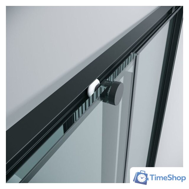 Душевой уголок Grossman Galaxy 80x80x195 300.K33.01.8080.21.00 (черный матовый/прозрачное стекло) - Изображение №6 — Интернет-магазин Time-Shop