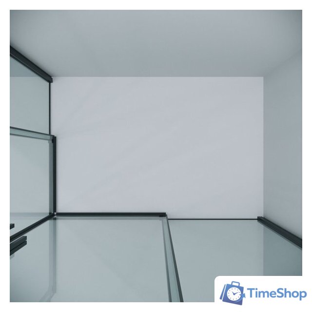 Душевой уголок Grossman Galaxy 80x80x195 300.K33.01.8080.21.00 (черный матовый/прозрачное стекло) - Изображение №5 — Интернет-магазин Time-Shop