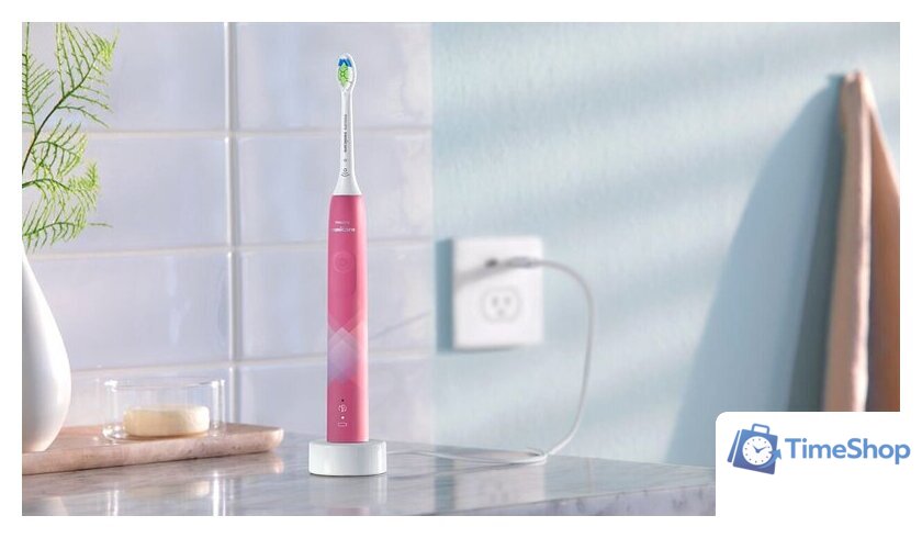 Электрическая зубная щетка Philips Sonicare 4100 HX3689/41 - Изображение №5 — Интернет-магазин Time-Shop