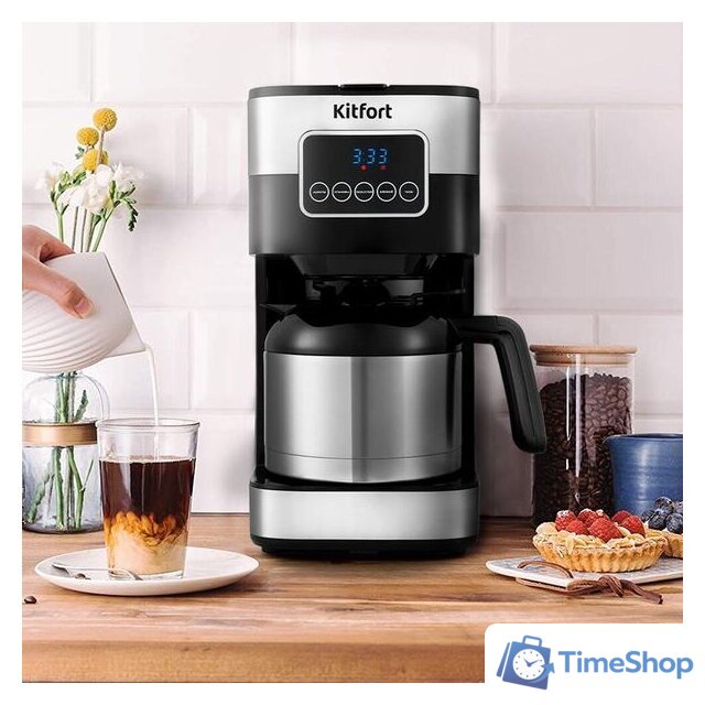Капельная кофеварка Kitfort KT-752 - Изображение №6 — Интернет-магазин Time-Shop