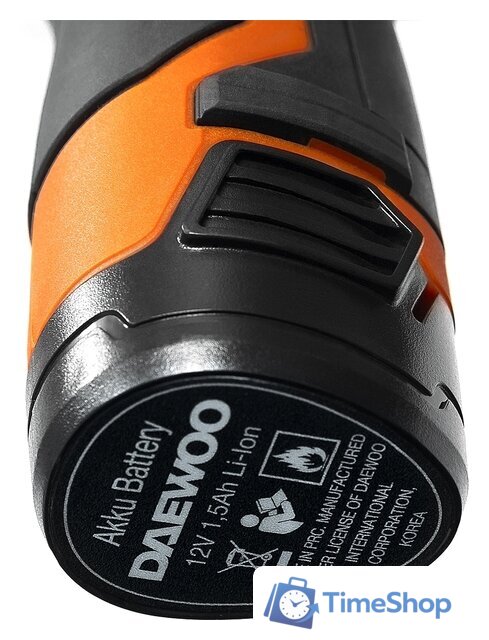 Дрель-шуруповерт Daewoo Power DAA 1210Li (с 1-м АКБ) - Изображение №2 — Интернет-магазин Time-Shop