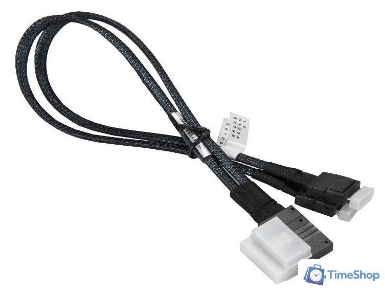 Кабель Supermicro Slimline SAS x8 to 2x OCuLink (x4) 36 см - Изображение №1 — Интернет-магазин Time-Shop