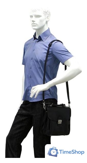 Мужская сумка Francesco Molinary 513-31020-003-BLK - Изображение №9 — Интернет-магазин Time-Shop