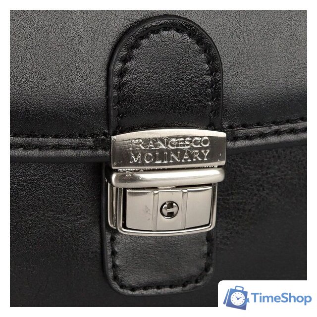 Мужская сумка Francesco Molinary 513-31020-003-BLK - Изображение №6 — Интернет-магазин Time-Shop
