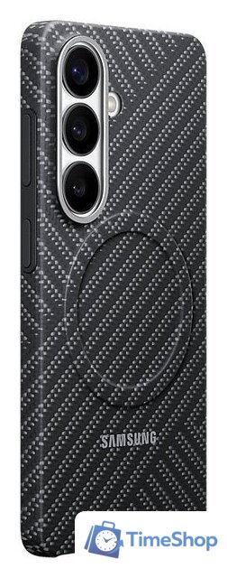 Чехол для телефона Samsung Carbon Magnet Case для Samsung Galaxy S26 (темно-серый) - Изображение №4 — Интернет-магазин Time-Shop