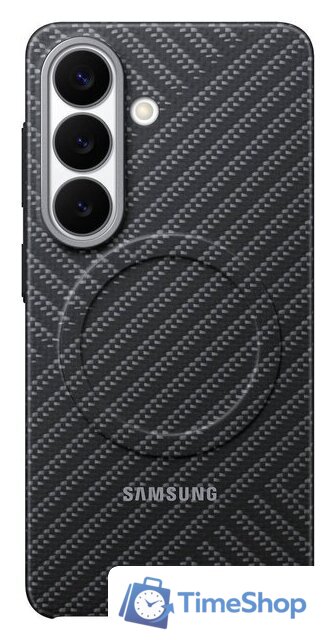 Чехол для телефона Samsung Carbon Magnet Case для Samsung Galaxy S26 (темно-серый) - Изображение №3 — Интернет-магазин Time-Shop