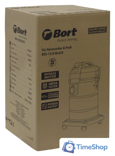 Пылесос Bort BSS-1525 Black - Изображение №15 — Интернет-магазин Time-Shop