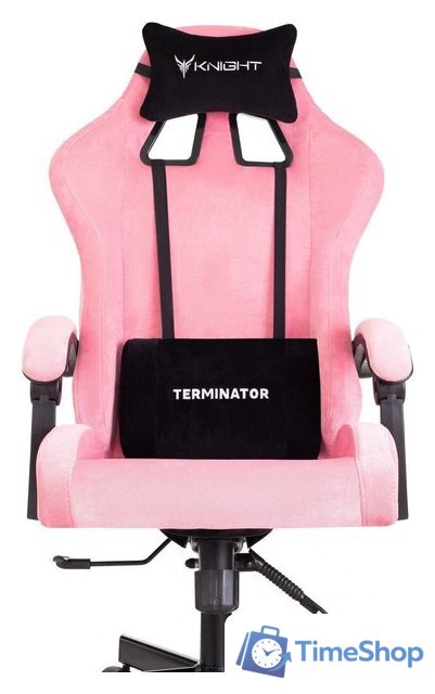 Офисное кресло Knight Terminator (розовый Velvet 36) - Изображение №9 — Интернет-магазин Time-Shop