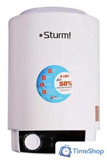 Накопительный электрический водонагреватель Sturm WH3010UR - Изображение №1 — Интернет-магазин Time-Shop