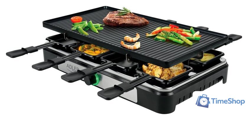 Раклетница Adler AD 6616 - Изображение №10 — Интернет-магазин Time-Shop