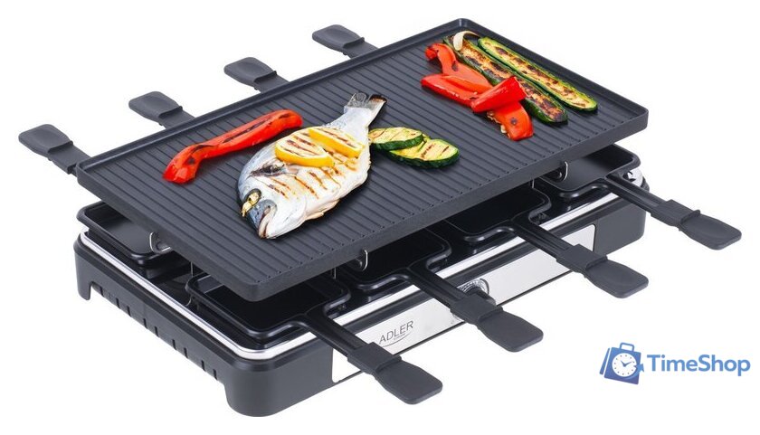 Раклетница Adler AD 6616 - Изображение №19 — Интернет-магазин Time-Shop